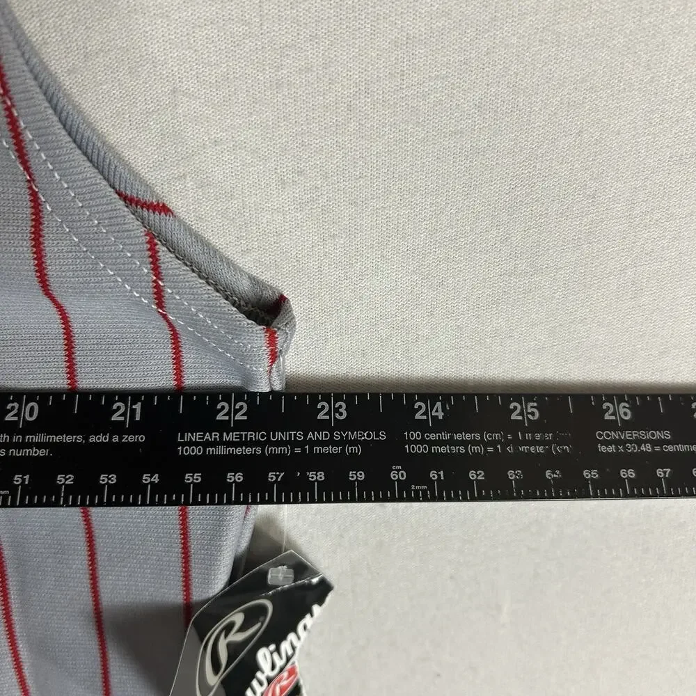 Rawlings NEW Pinstripe Baseball Sleeveless Jersey Vintage Men's Adult Medium NWT